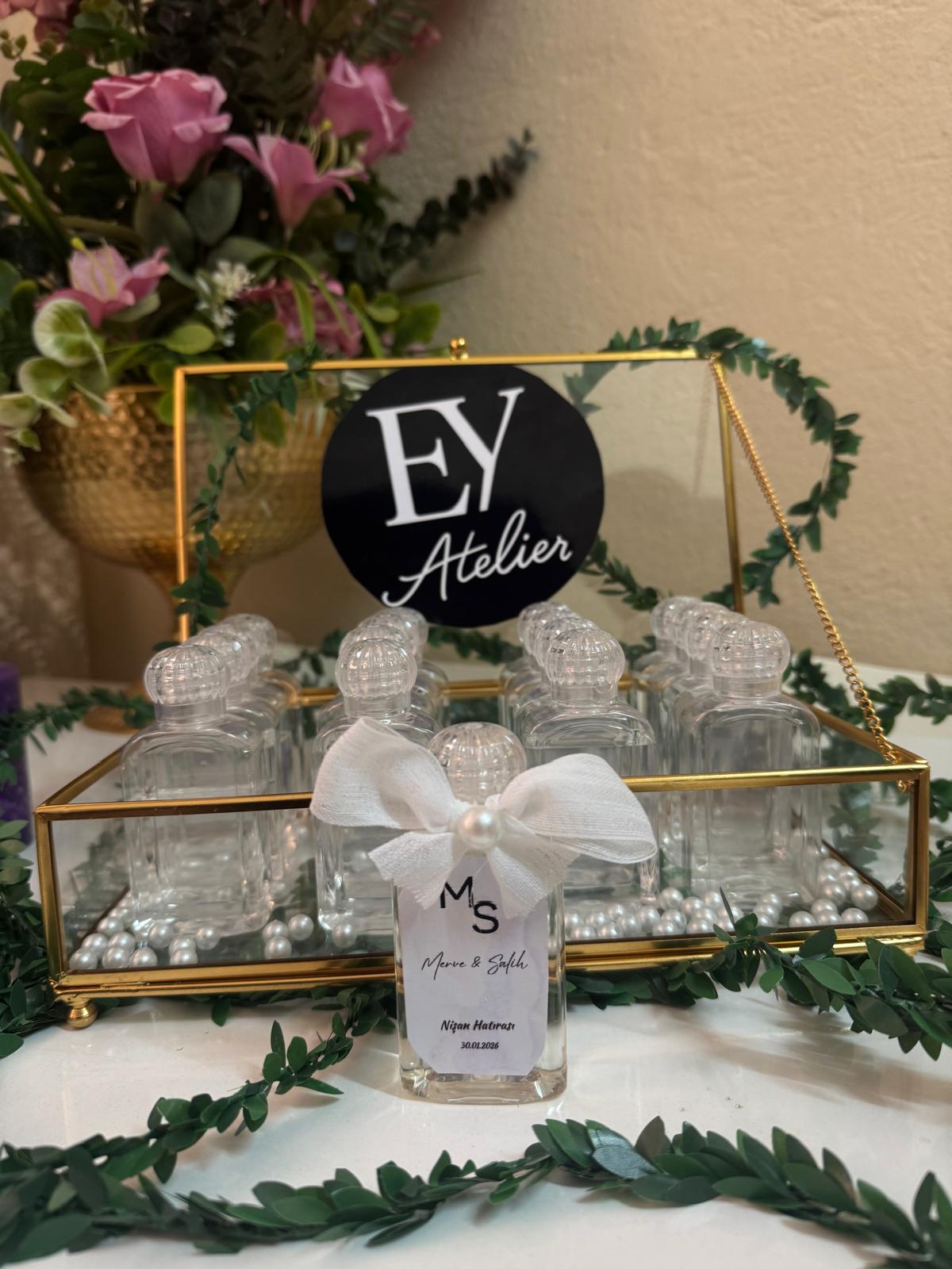 İsme Özel Nişan Kolonyası - Plastik Şişe