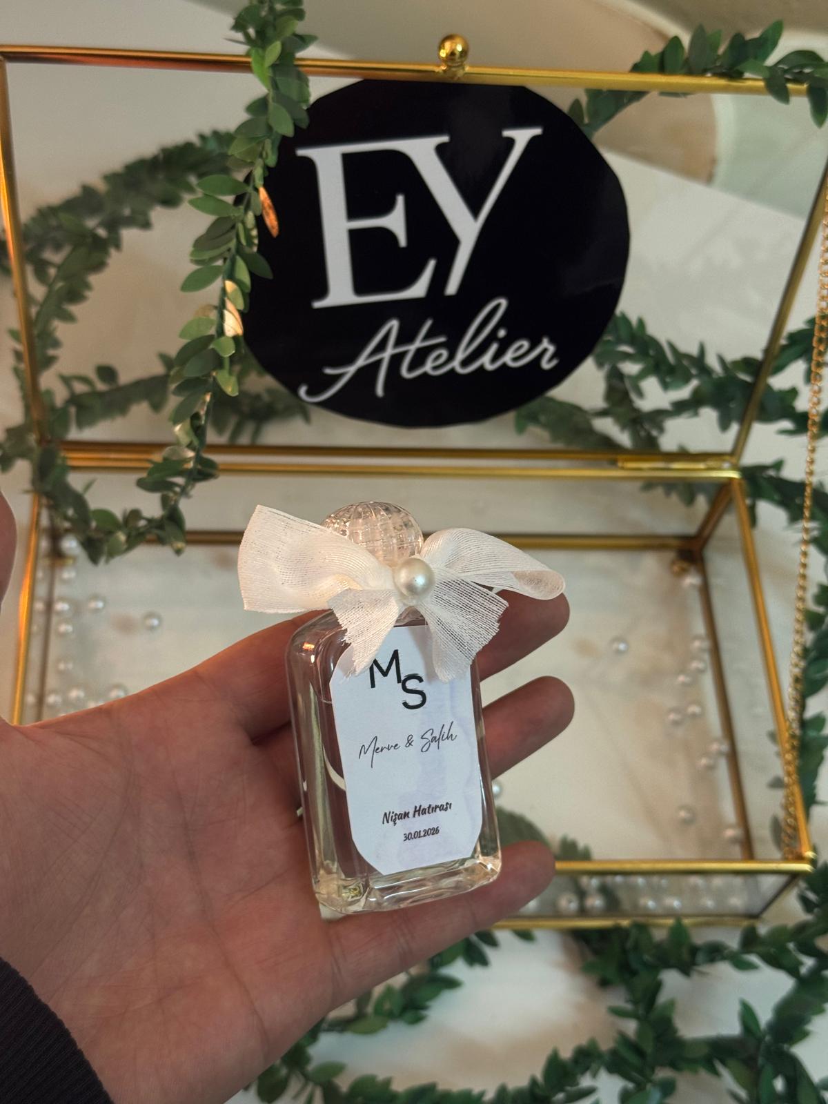 İsme Özel Nişan Kolonyası - Plastik Şişe