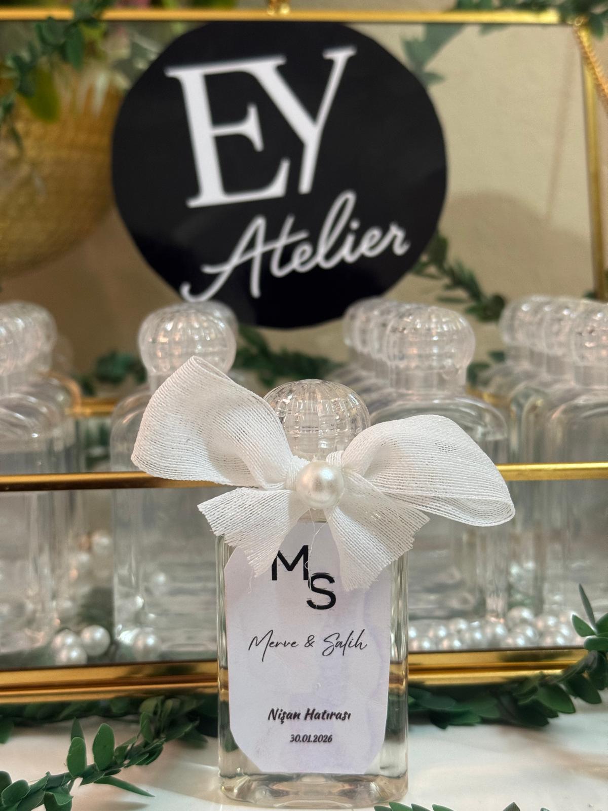 İsme Özel Nişan Kolonyası - Plastik Şişe