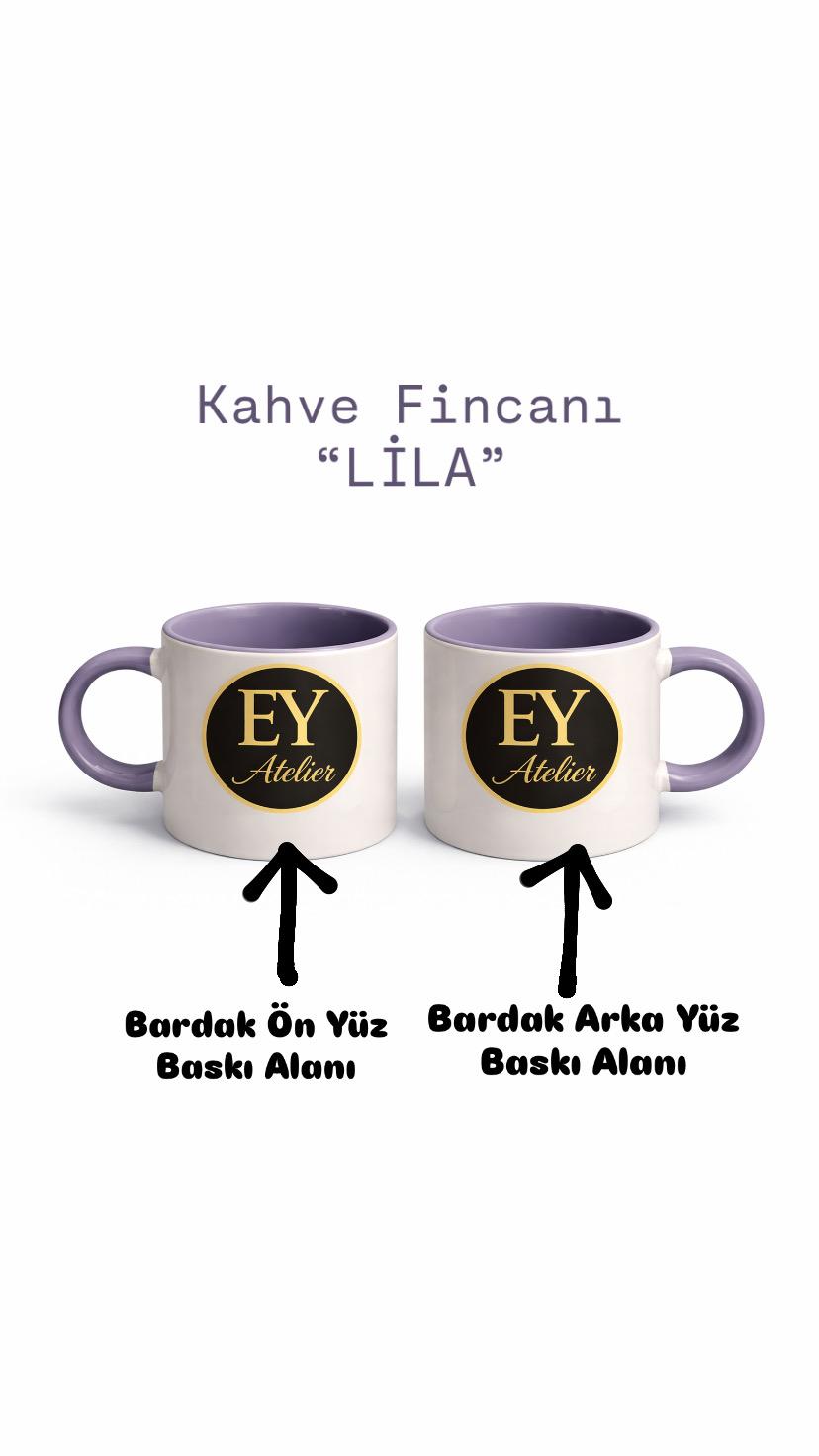 Renkli Kulplu Kişiye Özel Kupa
