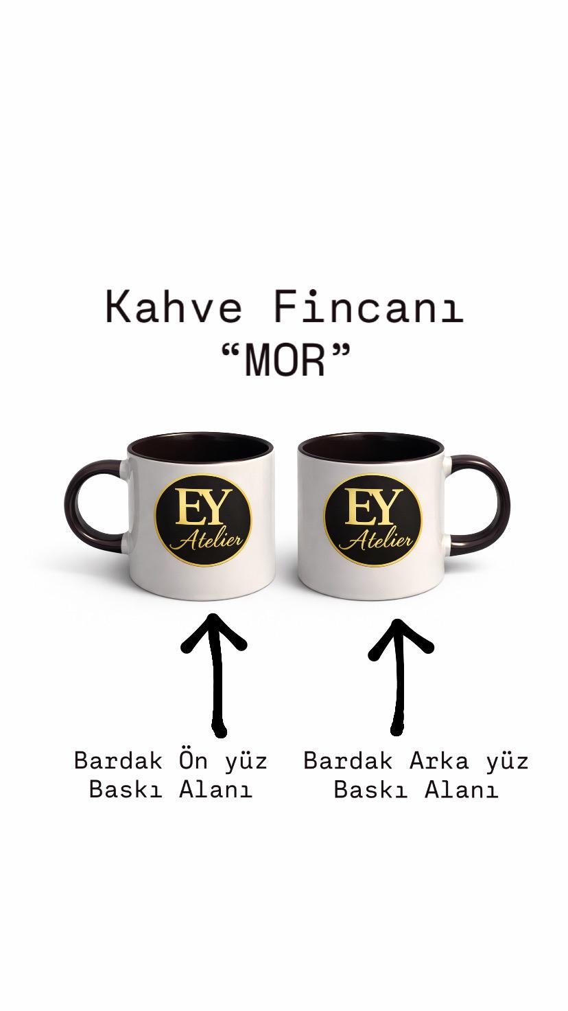 Renkli Kulplu Kişiye Özel Kupa