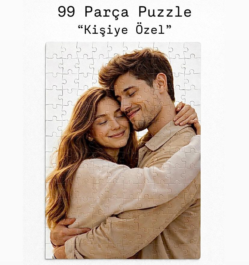 🧩 99 Parça Kişiye Özel Puzzle (20x30 cm)