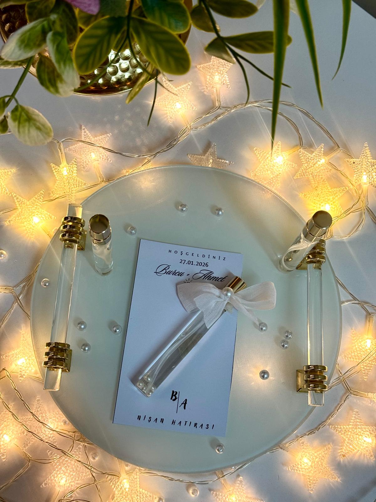 Nişan Hediyeliği-Cam Şişe