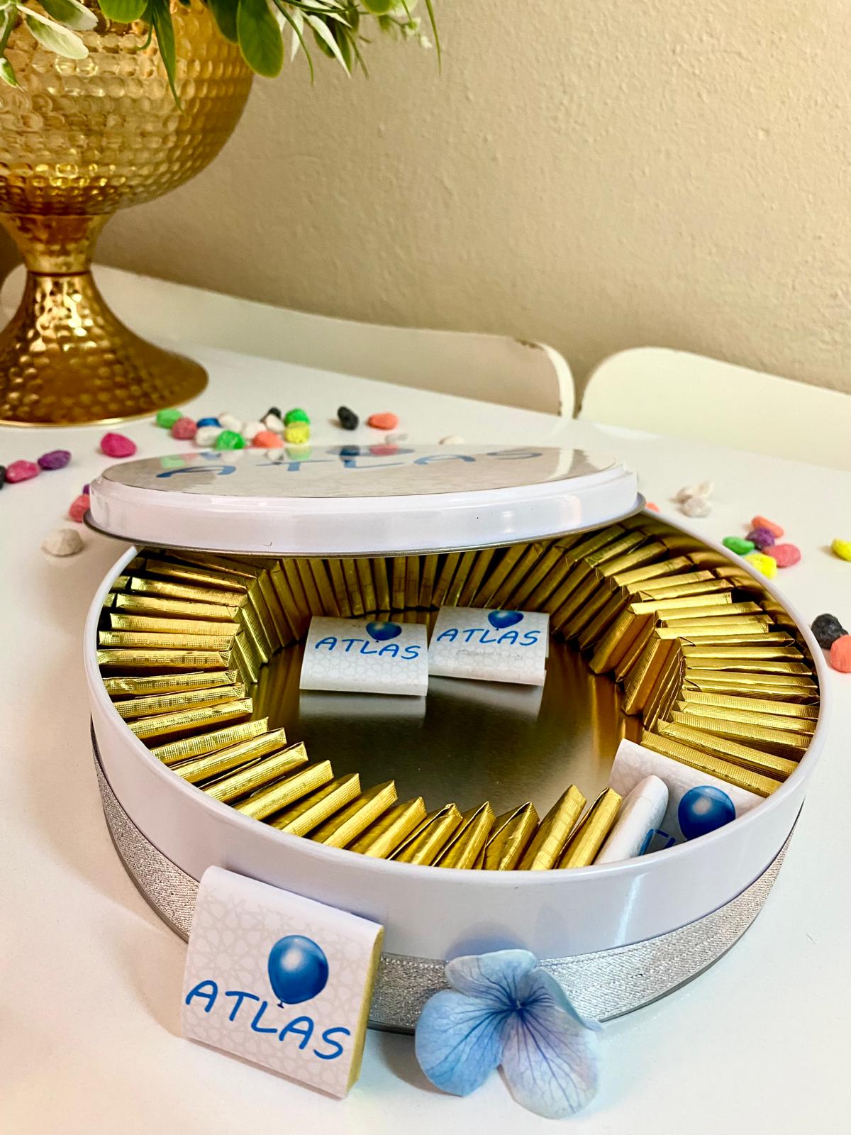 İsme Özel Yenidoğan Bebek Çikolatası-Kutulu Hediyelik